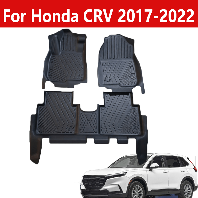 Car Accessories Honda Crv - ホンダCRV 2017-2022用TPEカーフロアマット、フロアマットカーゴライナーTPEフロアライナートランクマット車内アクセサリー