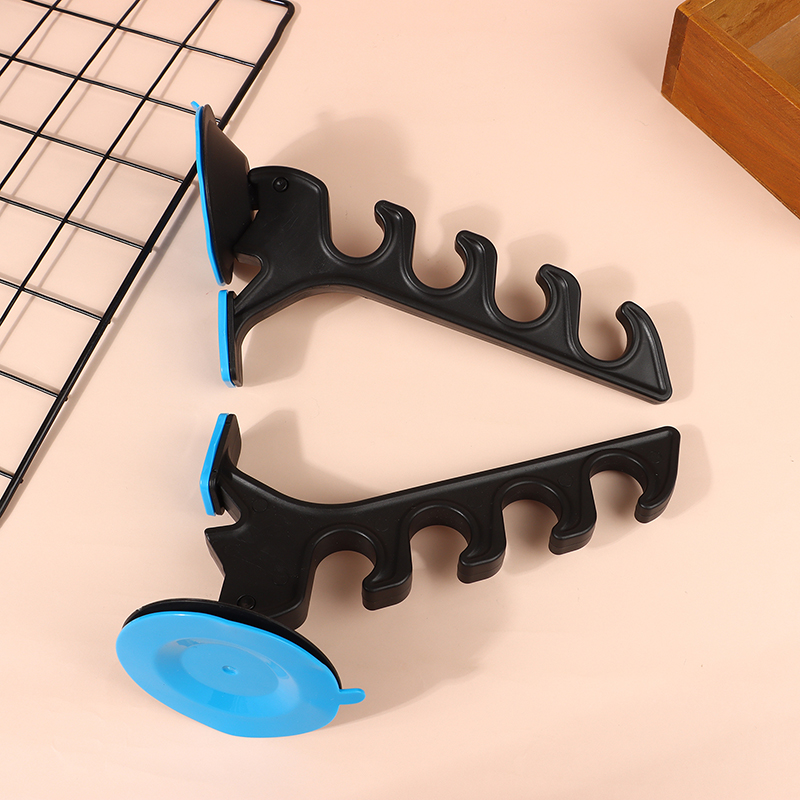 Car Cup Holder Expander - 2 個釣竿ラック水平オーガナイザーサポート吸盤車の釣竿ブラケット調節可能な釣竿ホルダー