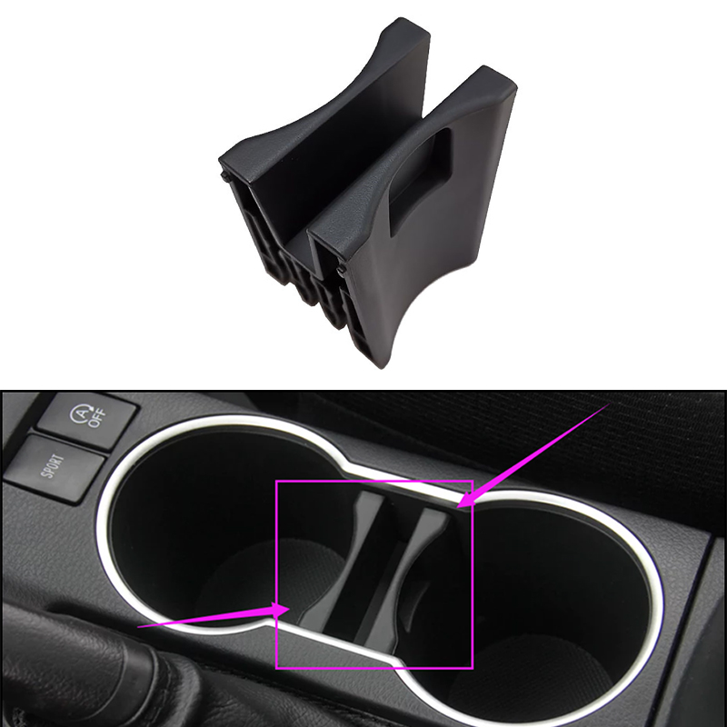 Car Cup Holder Expander - カーセンターコンソールカップボトルインサートディバイダーホルダートヨタカローラレビン 2014 2015 2016 2017 2018