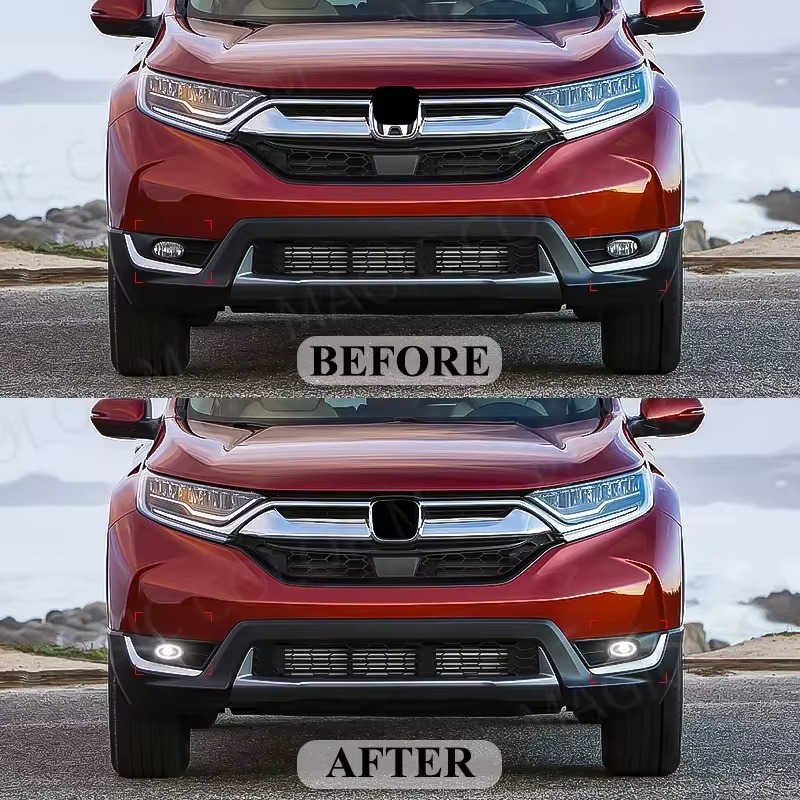 Car Accessories Honda Crv - ホンダCR-V CRV 2017 2018用 車用LED DRLフォグランプ