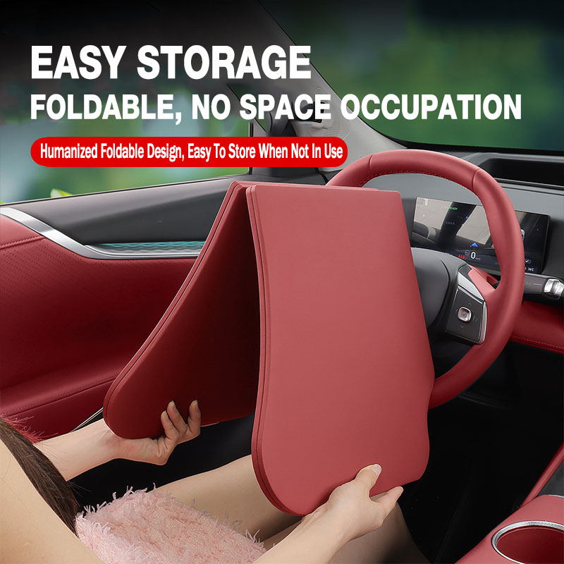 Car Accessories Useful - テスラ モデルY用折りたたみ式カーステアリングホイールトレイテーブル、多用途ラップトップ＆ダイニングトレイ、車内アクセサリー