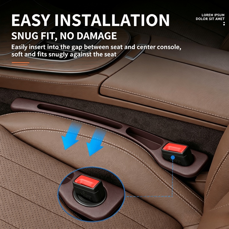 カーシート隙間フィラー漏れ防止サイドシームプラグストリップ多 - Car Accessories Tape のレビューと価格