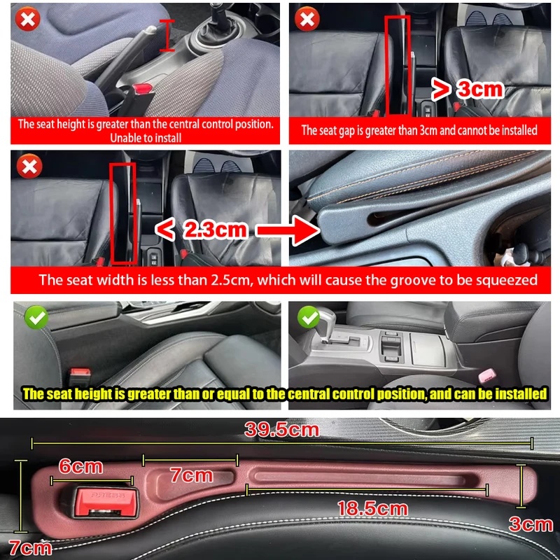 カーシート隙間フィラー漏れ防止サイドシームプラグストリップ多 - Car Accessories Tape のレビューと価格