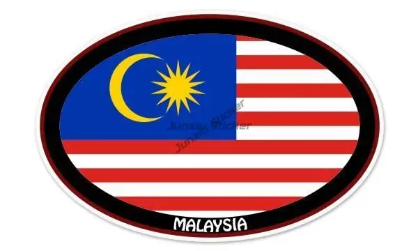 マレーシア MAL 旗エンブレムクリエイティブ PVC ステ - Car Accessories Malaysia のレビューと価格
