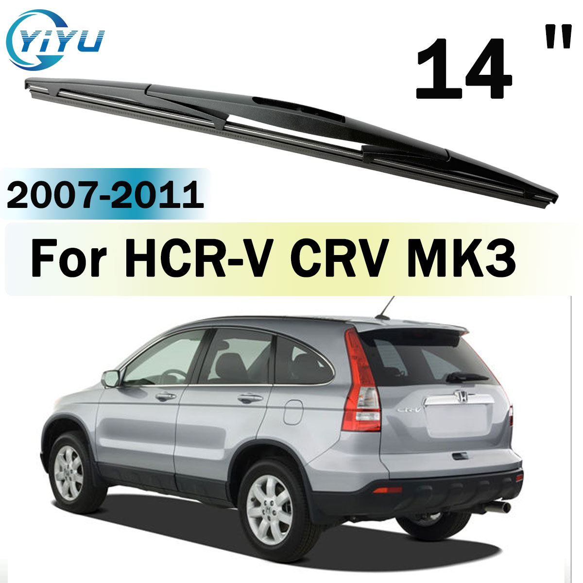 14 インチ車のフロントガラスフロントガラスリアワイパーブレ - Car Accessories Honda Crv のレビューと価格