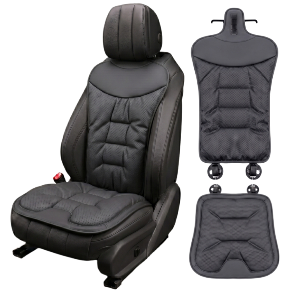 クールなカーシートクッション 夏用レザー通気シート 通気性の - Car Seat Cushion Memory Foam のレビューと価格