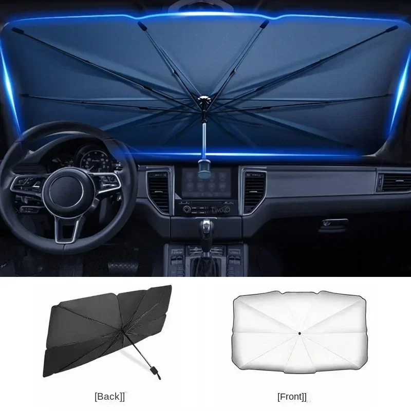 多目的便利な折りたたみ式車のフロントガラスサンシェードインテ - Car Accessories Useful のレビューと価格