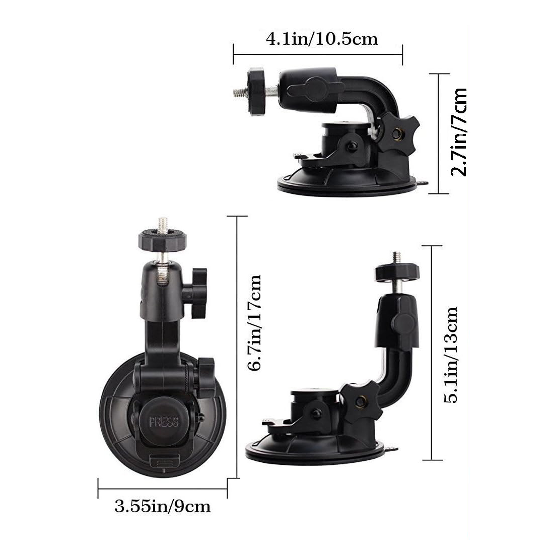 9CM 車用吸盤式ユニバーサルスマホホルダー、調整可能な1/ - Car Cup Holder Expander のレビューと価格