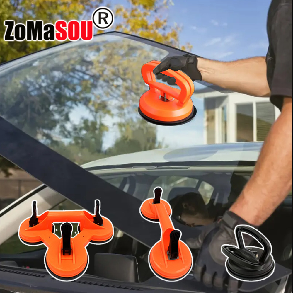 真空強力なガラスリフティング吸盤ヘビーデューティ真空 ABS - Car Cup Holder Expander のレビューと価格