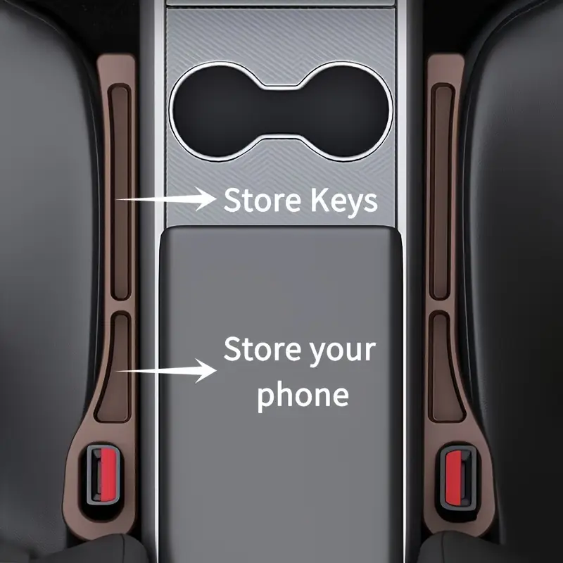 カーシート隙間プラグ、車内装飾品、車用クリップ収納ボックス、 - Car Accessories Useful のレビューと価格