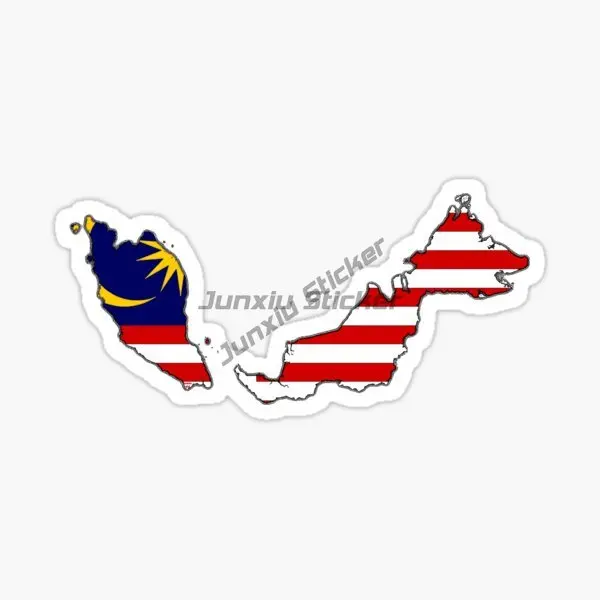 マレーシア国旗地図エンブレム風景クリエイティブ PVC ステ - Car Accessories Malaysia のレビューと価格