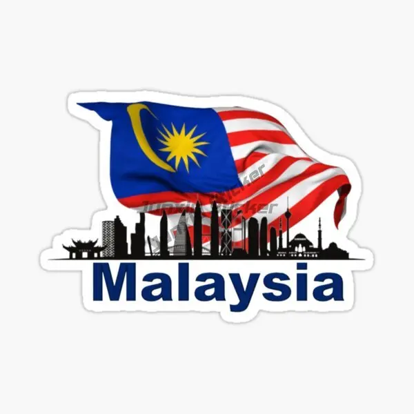 マレーシア国旗地図エンブレム風景クリエイティブ PVC ステ - Car Accessories Malaysia のレビューと価格