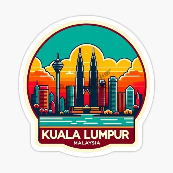 マレーシア国旗地図エンブレム風景クリエイティブ PVC ステ - Car Accessories Malaysia のレビューと価格