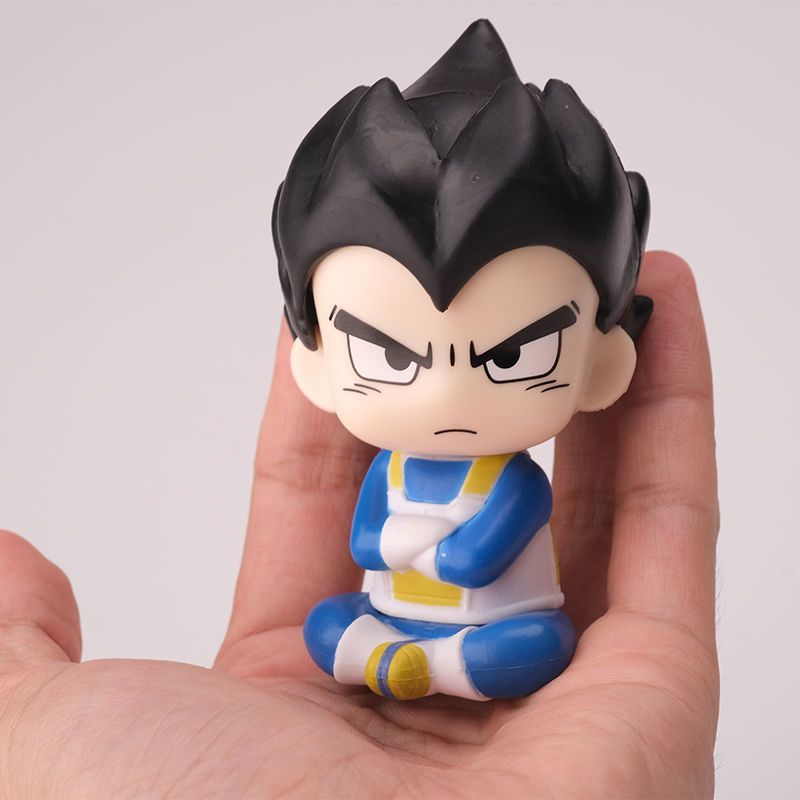 ドラゴンボールちび孫悟空ベジータ漫画かわいい座り姿フィギュア - Car Accessories Wholesale のレビューと価格