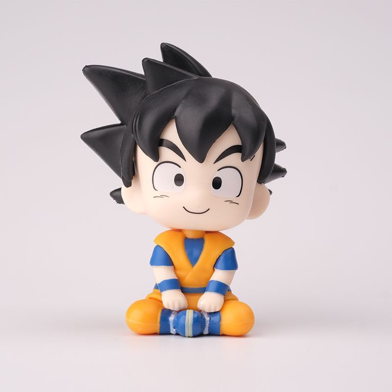 ドラゴンボールちび孫悟空ベジータ漫画かわいい座り姿フィギュア - Car Accessories Wholesale のレビューと価格