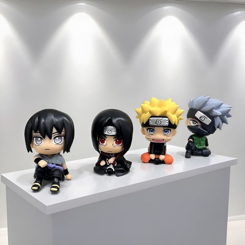 ナルト漫画かわいいフィギュアモデルカワイイ2Dちび人形車飾り - Car Accessories Wholesale のレビューと価格