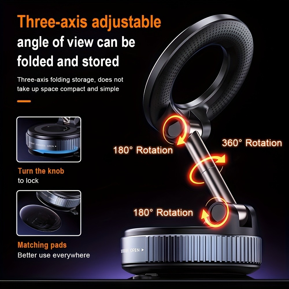 MagSafe対応マグネット式車載携帯電話ホルダー360 ° - Car Cup Holder Expander のレビューと価格