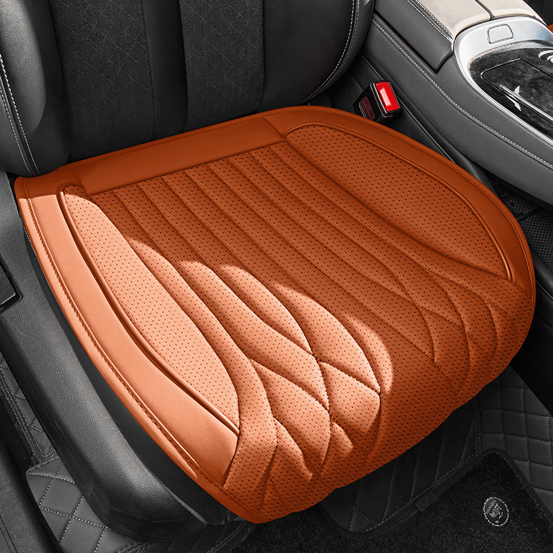 車用ユニバーサルナッパレザーシートパッド、超ソフトな質感、四 - Car Seat Cushion Memory Foam のレビューと価格