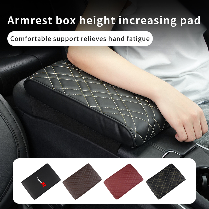 車の中央アームレストクッションボックスマット滑り止め保護カバ - Car Accessories Honda Crv のレビューと価格
