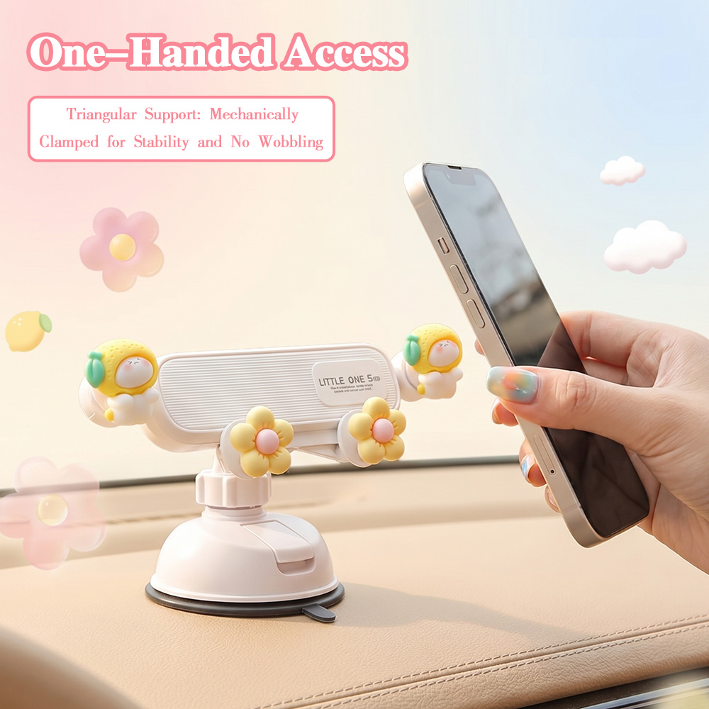 吸盤式車載スマホホルダー 漫画風 かわいい ダッシュボード/ - Car Cup Holder Expander のレビューと価格